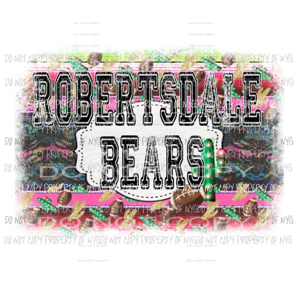 Custom Football your team name or blank if you want team name 10 must be ordered Sublimation transfers Heat Transfer