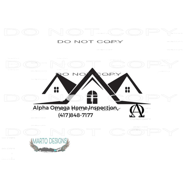 Custom home inspection Sublimation transfers - Heat Transfer