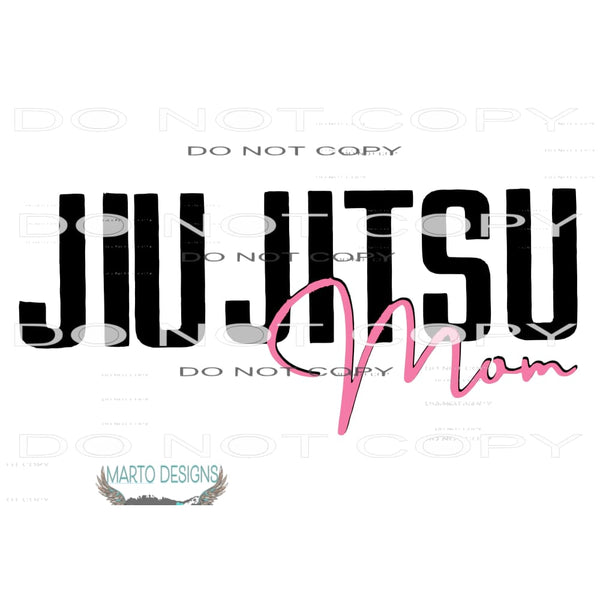 Custom Jiu Jitsu # 1428 Sublimation transfers - Heat