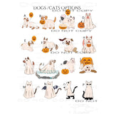 Custom Personalized Ghost Family Sublimation transfers