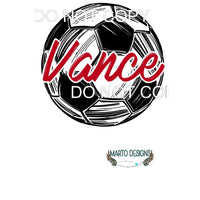 Custom School Number or name SOCCER # 4913 Sublimation