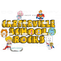 Custom School Rocks Sublimation transfers - Heat Transfer