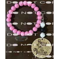 Custom wristlet You choose focal Bead and colors Wristlet