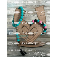 Custom wristlet You choose focal Bead and colors Wristlet