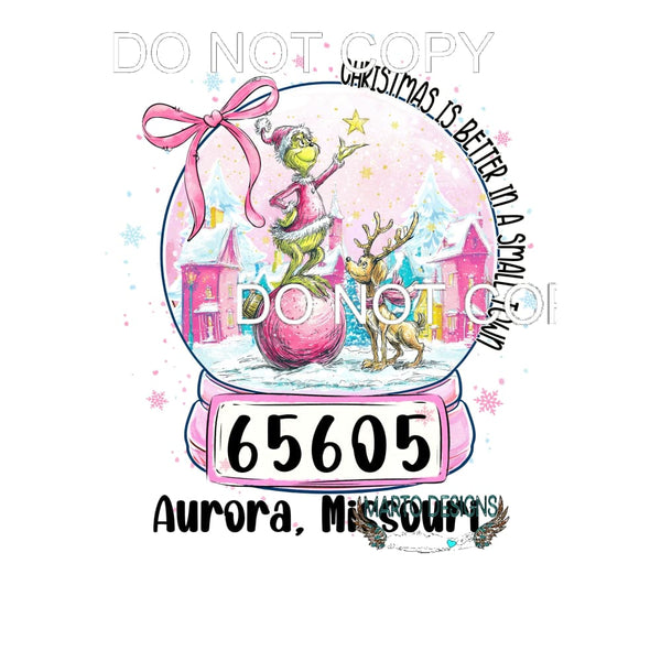 CUSTOM your town and zip code Christmas is better