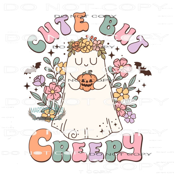 Cute But Creepy #7043 Sublimation transfers - Heat Transfer