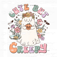 Cute But Creepy #7591 Sublimation transfers - Heat Transfer
