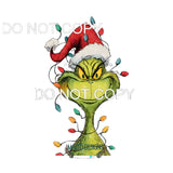 cute grinch and max # 5582 Sublimation transfers - Ready