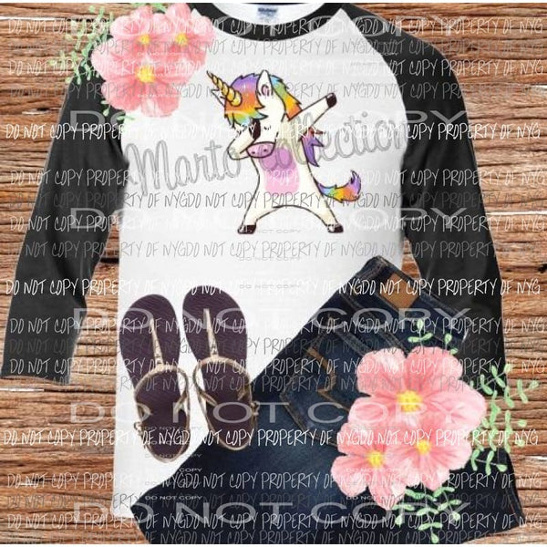 Dabbin Unicorn sublimation transfer Heat Transfer