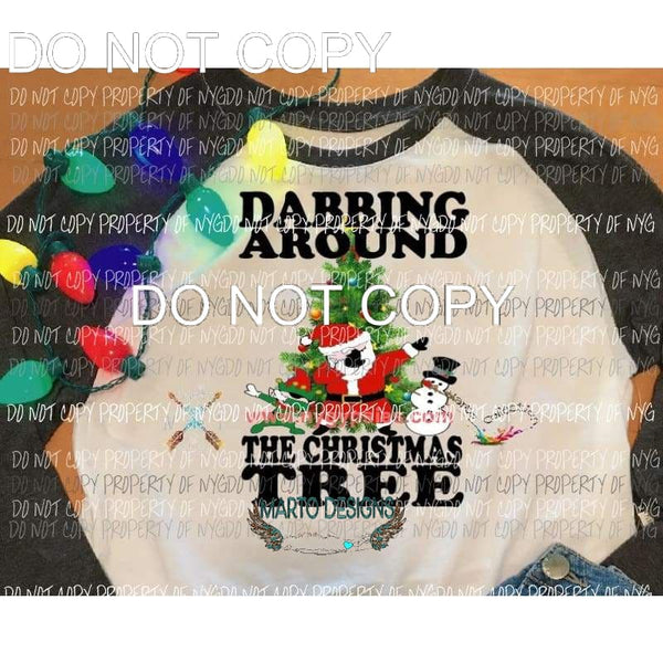 Dabbing around the christmas tree sublimation transfer Heat Transfer