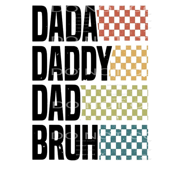 Daddy # 99950 Sublimation transfers - Heat Transfer Graphic