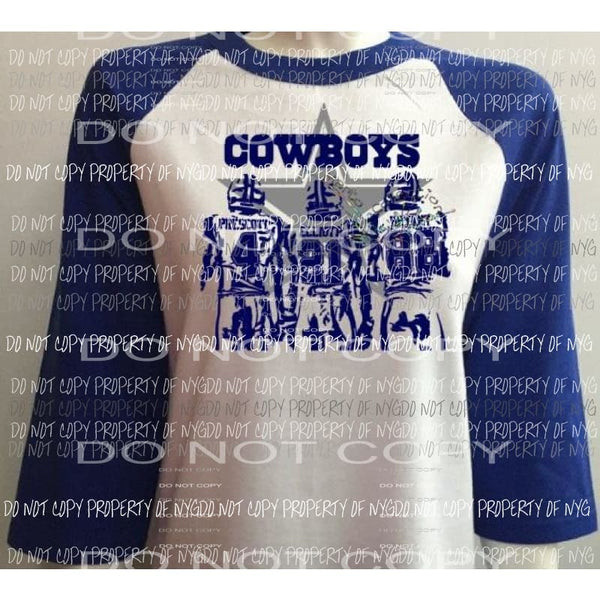 Dallas Cowboys #12 players sublimation transfer heat transfers