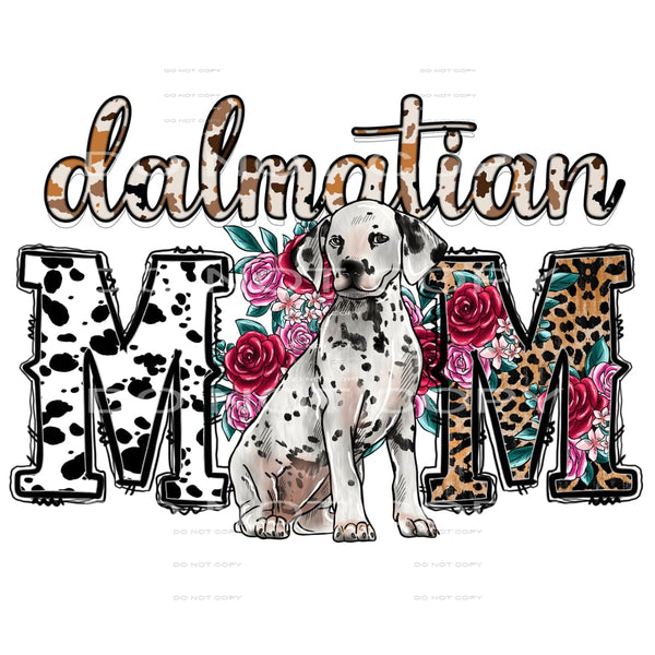 Dalmatian mom # 656 Sublimation transfers - Heat Transfer