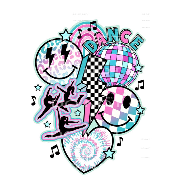 Dance #5552 Sublimation transfers - Heat Transfer Graphic