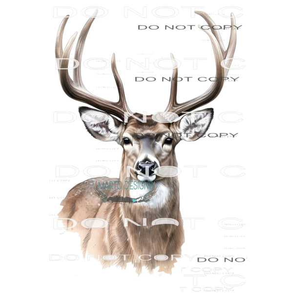 Deer # 6721 Sublimation transfers - Heat Transfer Graphic