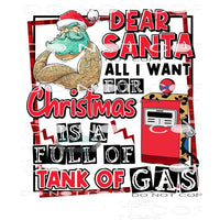 Deer Santa... #8275 Sublimation transfers - Heat Transfer
