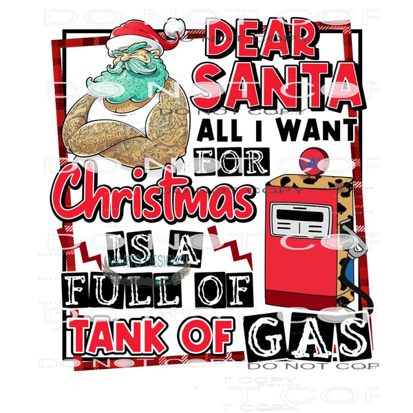 Deer Santa... #8275 Sublimation transfers - Heat Transfer