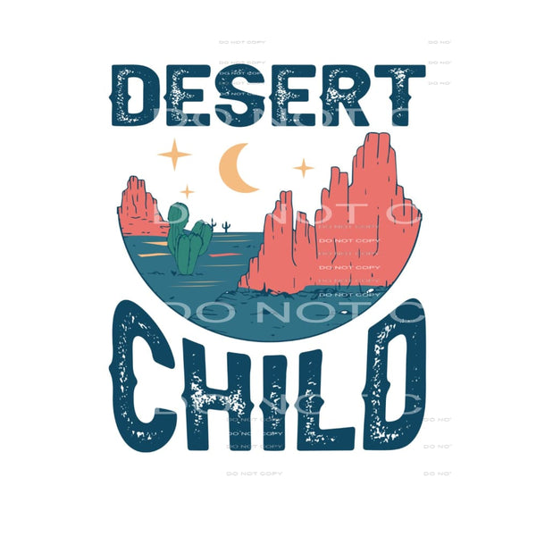 Desert Child # 299 Sublimation transfer - Heat Transfer