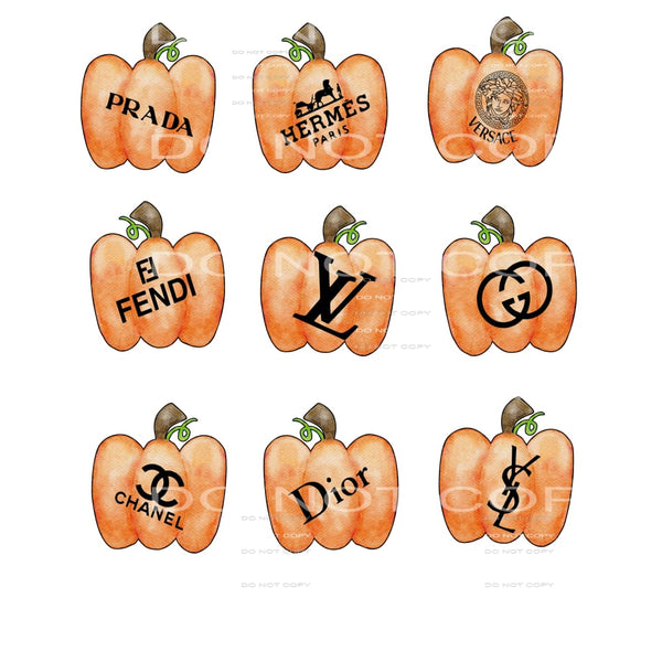 designer pumpkins # 88867 Sublimation transfers - Heat