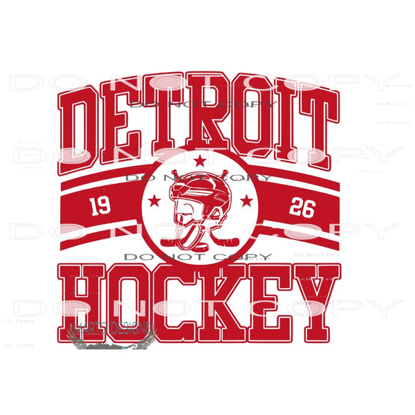 Detroit hockey # 1926 Sublimation transfers - Heat Transfer