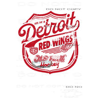 Detroit hockey # 1928 Sublimation transfers - Heat Transfer