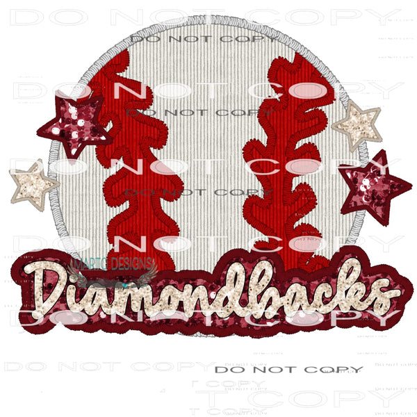 Diamond Backs #7742 Sublimation transfer - Heat Transfer