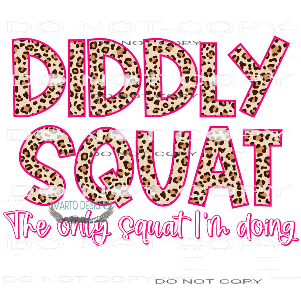 Diddly Squat #11291 Sublimation transfer - Heat Transfer