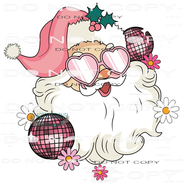 Disco Christmas #8155 Sublimation transfers - Heat Transfer