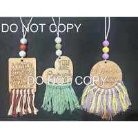 DIY Car Hangers or Keychains endless ideas Add Essential
