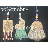 DIY Car Hangers or Keychains endless ideas Add Essential