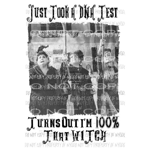 DNA Hocus Pocus witch Digital File