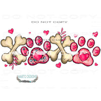 Dog Xoxo #9577 Sublimation transfers - Heat Transfer Graphic