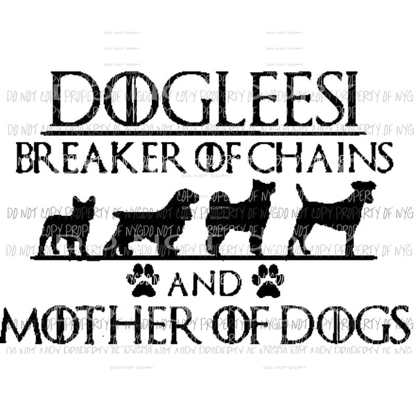 Doglessi Sublimation transfers Heat Transfer