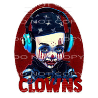 Dont ya like clowns # 866 Sublimation transfers - Heat