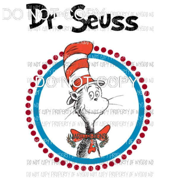 Dr Seuss #201 Sublimation transfers Heat Transfer