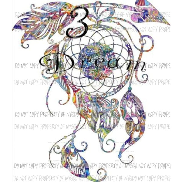 Dream Catchers 3 sublimation transfer Heat Transfer