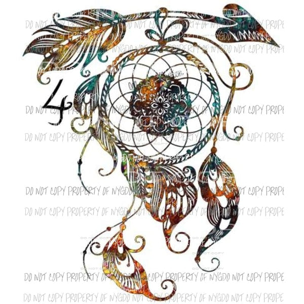 Dream Catchers 4 sublimation transfer Heat Transfer