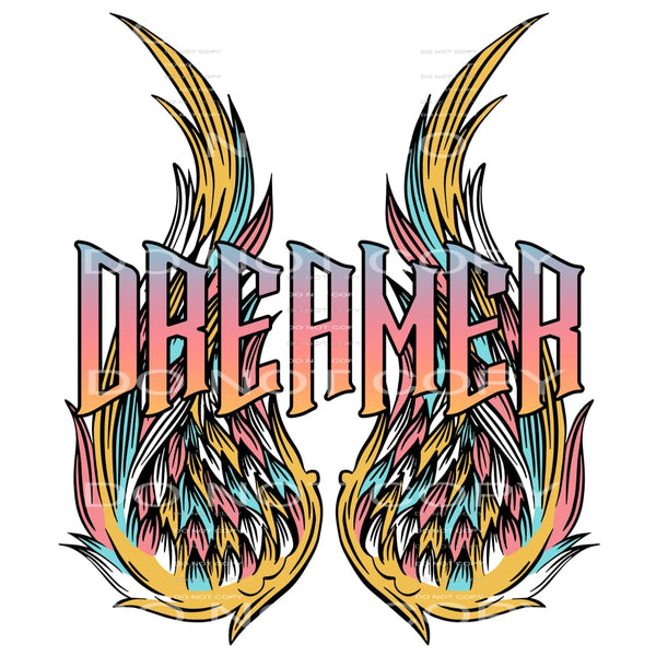Dreamer #4658 Sublimation transfers - Heat Transfer Graphic