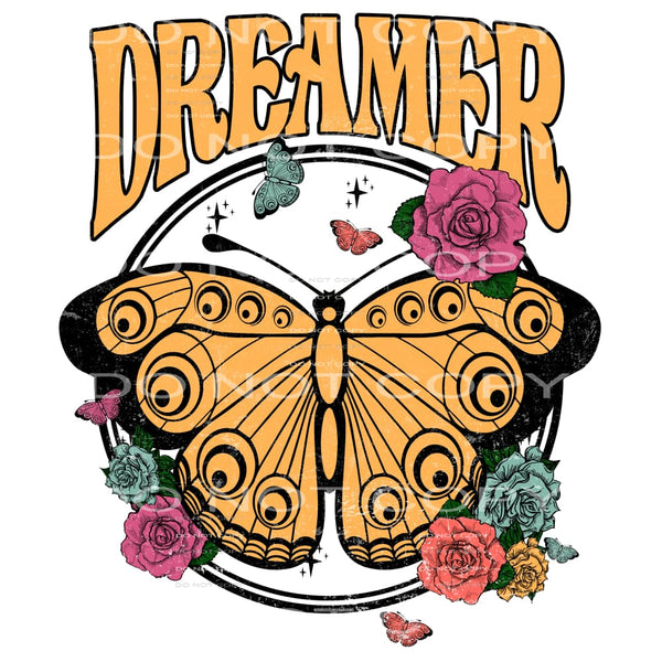 Dreamer Butterfly #4635 Sublimation transfers - Heat