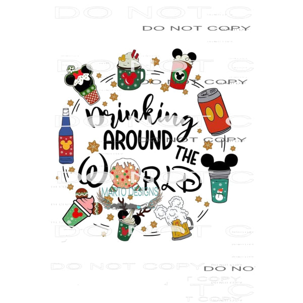 Drinking around the world # 1061 Sublimation transfers -