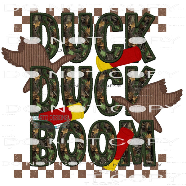 Duck Duck Boom #7500 Sublimation transfers - Heat Transfer