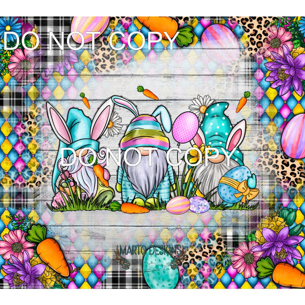 Easter Gnome #9983 Sublimation transfers - Heat Transfer