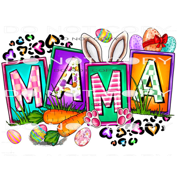 Easter Mama #9876 Sublimation transfers - Heat Transfer