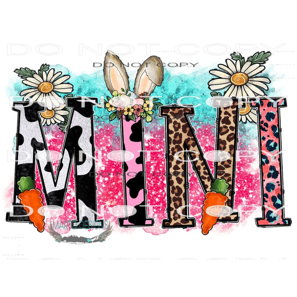 Easter Mini #9862 Sublimation transfers - Heat Transfer