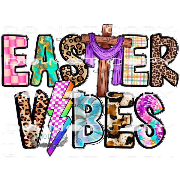 Easter Vibes #10015 Sublimation transfers - Heat Transfer