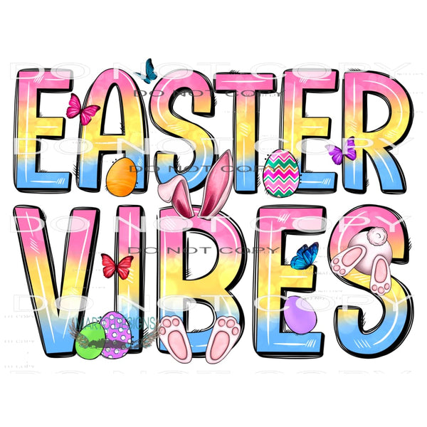 Easter Vibes #8919 Sublimation transfers - Heat Transfer
