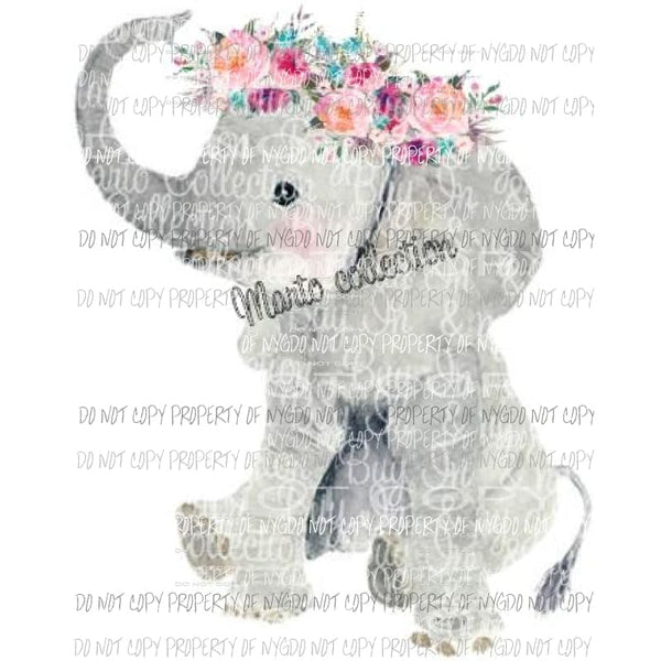 Elephant Baby sublimation Transfer Heat Transfer