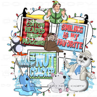 Elf #7175 Sublimation transfers - Heat Transfer Graphic Tee