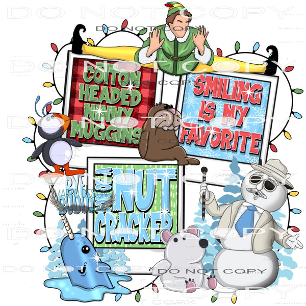 Elf #7175 Sublimation transfers - Heat Transfer Graphic Tee