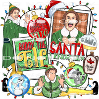 Elf #7282 Sublimation transfers - Heat Transfer Graphic Tee